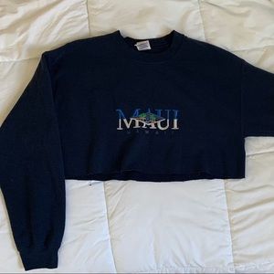 Cropped Maui crew neck